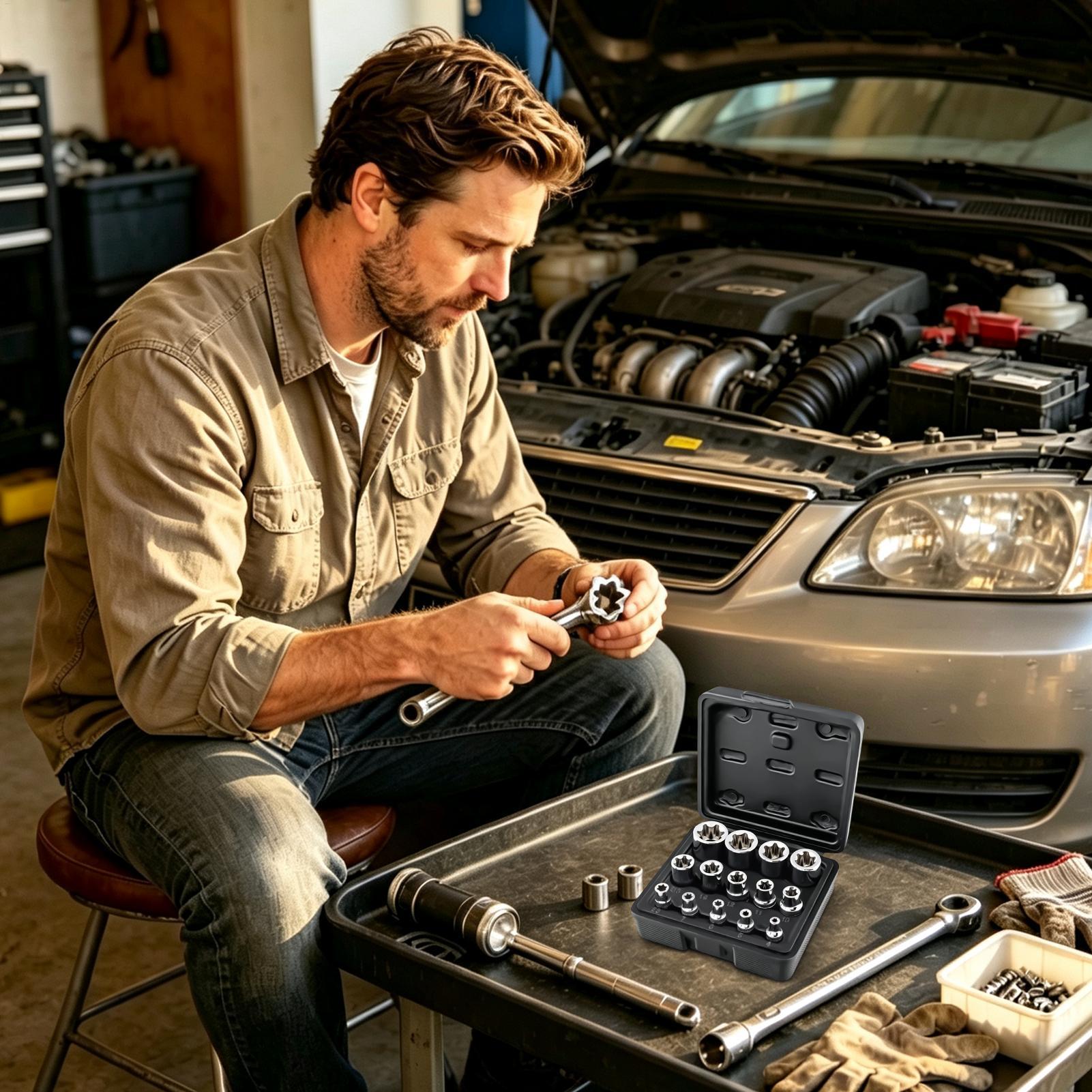 Socket Set Portable Heavy-Duty - Tool Set review and price