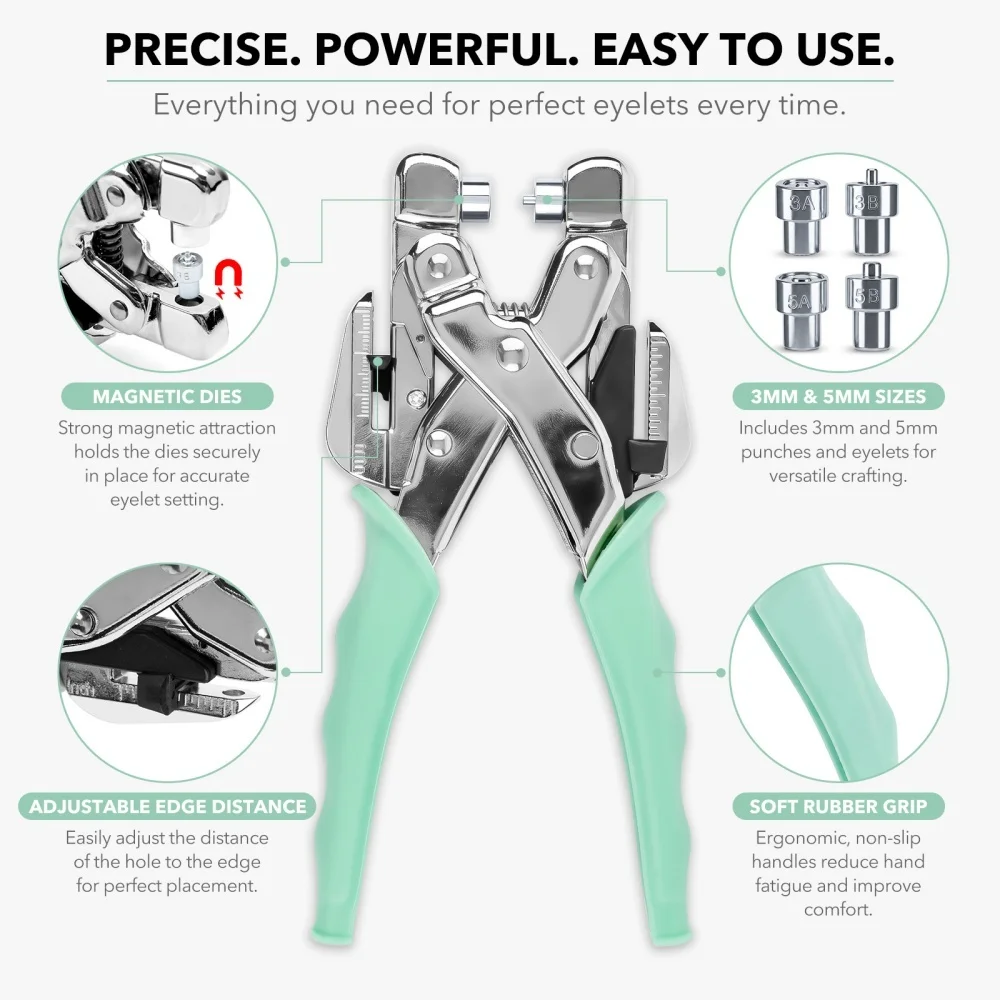 Grommet Tool Kit Handheld Hole - Pliers review and price