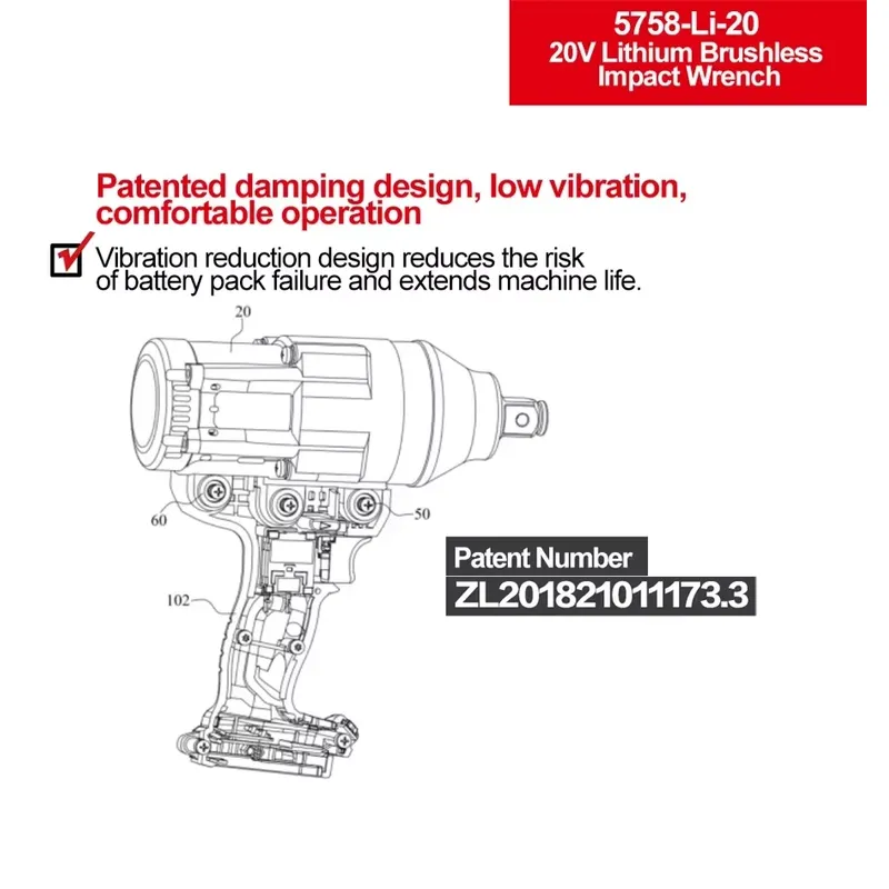 Devon 20V large torque three t - Wrench Set review and price