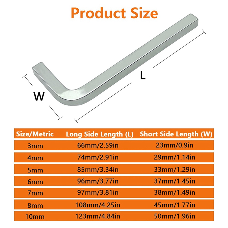 7Pcs Square Head Wrench Set L  - Screwdriver Set review and price